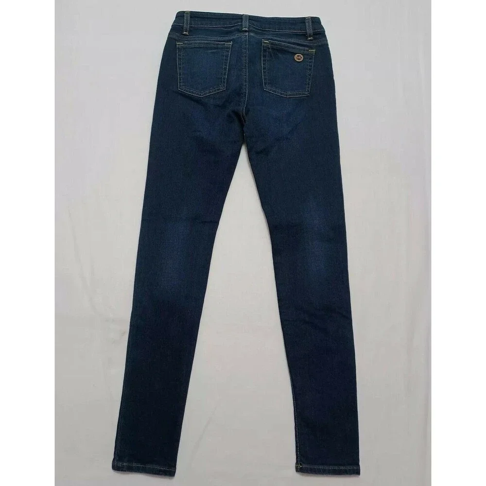 MICHAEL KORS Zipper Pocket Low-Rise Skinny Jeans Women's Size 2
